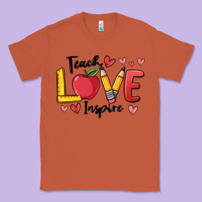 Teach Love Inspire Classic Tee Designed By Maliassmallbusiness