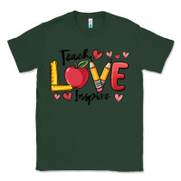 Sports Green teach love inspire Classic Tee - MaliasSmallBusiness