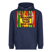 Navy juneteenth breaking every chain since 1865 Heavyweight Hoodie - TumblerDesignByShophia