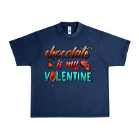Navy chocolate is my valentine Urban Heavy Tee - AdoDesignShop