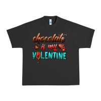Pigment Black chocolate is my valentine Urban Heavy Tee - AdoDesignShop