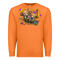 Carrot Mardi Gras Heifers Premium Sweatshirt - HowdyJamesFarm