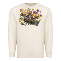 Sandshell Mardi Gras Heifers Premium Sweatshirt - HowdyJamesFarm