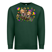 Sports Green Mardi Gras Heifers Premium Sweatshirt - HowdyJamesFarm