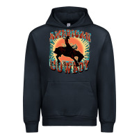 Navy American cowboy Urban Hoodie - FaDigitalArtStudio