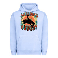Pigment Grape Ice American cowboy Urban Hoodie - FaDigitalArtStudio