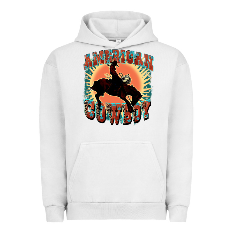 American Cowboy Urban Hoodie by FaDigitalArtStudio | Teevron