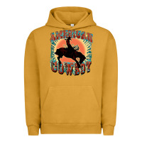 Pigment Peanut Butter American cowboy Urban Hoodie - FaDigitalArtStudio