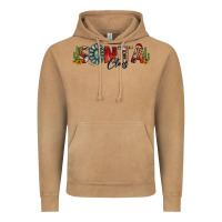 Vintage Camel western christmas santa claus sunflowers and cactus Vintage Hoodie - Jasminsmagicworld