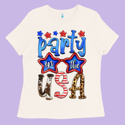 Part In The Usa Ladies Tee Designed By Hra Design Shop
