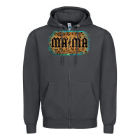 Smoke Leopard Patterned Mama Tried Zipper Hoodie - Bettercallsaul