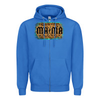 True Royal Leopard Patterned Mama Tried Zipper Hoodie - Bettercallsaul