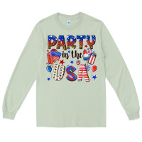 Matcha party in the usa Long Sleeve Tee - NancyCooperArtShop