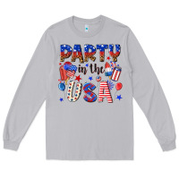 Moon Dust party in the usa Long Sleeve Tee - NancyCooperArtShop