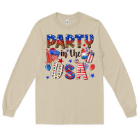 Mushroom party in the usa Long Sleeve Tee - NancyCooperArtShop