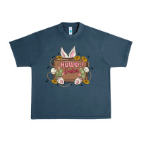 Midnight Navy howdy easter Urban Heavy Tee - MaliasSmallBusiness