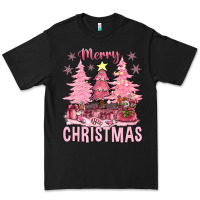 Black pink merry christmas bbs Premium Tee - BundleAndBundleShop