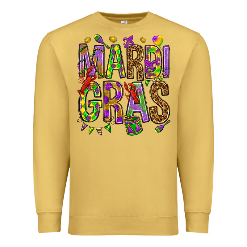 Mardi Gras Premium Sweatshirt by HowdyJamesFarm | Teevron