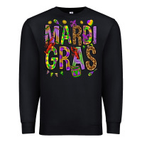 Black Mardi Gras Premium Sweatshirt - HowdyJamesFarm