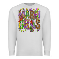 Dove Grey Mardi Gras Premium Sweatshirt - HowdyJamesFarm