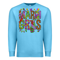Ocean Blue Mardi Gras Premium Sweatshirt - HowdyJamesFarm