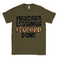 Army Green mascara leopard done Classic Tee - MaliasSmallBusiness