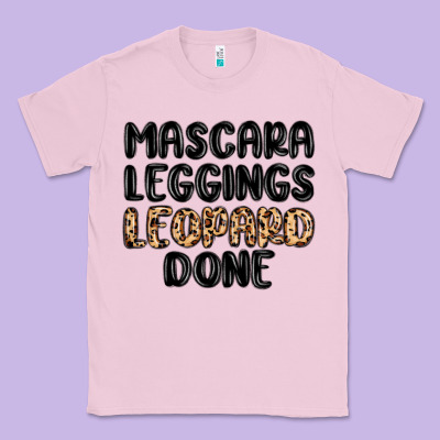 Mascara Leopard Done Classic Tee Designed By Maliassmallbusiness