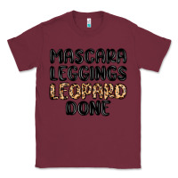 Burgundy mascara leopard done Classic Tee - MaliasSmallBusiness