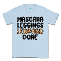 Dusty Blue mascara leopard done Classic Tee - MaliasSmallBusiness