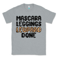 Heather Grey mascara leopard done Classic Tee - MaliasSmallBusiness