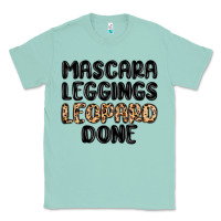 Seafoam mascara leopard done Classic Tee - MaliasSmallBusiness