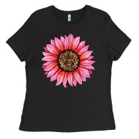 Black valentines day sunflower Ladies Tee - RanaPortraitStore