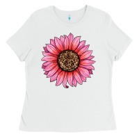 White valentines day sunflower Ladies Tee - RanaPortraitStore