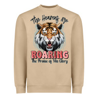 Mushroom the heavens are roaring tiger Heavyweight Sweatshirt - MaliasSmallBusiness