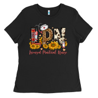 Black lpn licensed practical nurse Ladies Tee - FaDigitalArtStudio