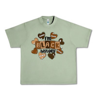 Oil Green i am black history Urban Heavy Tee - MaliasSmallBusiness