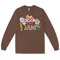 Chestnut teaching is my jam teacher school Long Sleeve Tee - NancyCooperArtShop