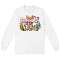 White teaching is my jam teacher school Long Sleeve Tee - NancyCooperArtShop