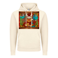 Vintage Artic western christmas reindeer Vintage Hoodie - Jasminsmagicworld