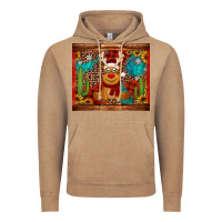 Vintage Coffee western christmas reindeer Vintage Hoodie - Jasminsmagicworld