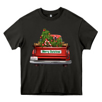 Asphalt Christmas trees truck Heavy Core Tee - FaDigitalArtStudio