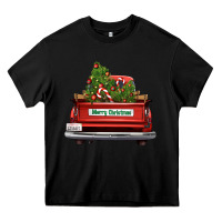 Black Christmas trees truck Heavy Core Tee - FaDigitalArtStudio