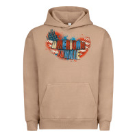 Pigment Burro American junkie 4th of july Urban Hoodie - FaDigitalArtStudio