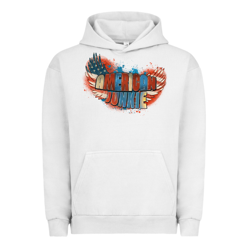 American Junkie 4th Of July Urban Hoodie by FaDigitalArtStudio | Teevron