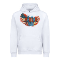 White American junkie 4th of july Urban Hoodie - FaDigitalArtStudio