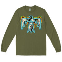 Army Green thuhderbird Long Sleeve Tee - JahusDesignShop