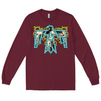 Burgundy thuhderbird Long Sleeve Tee - JahusDesignShop