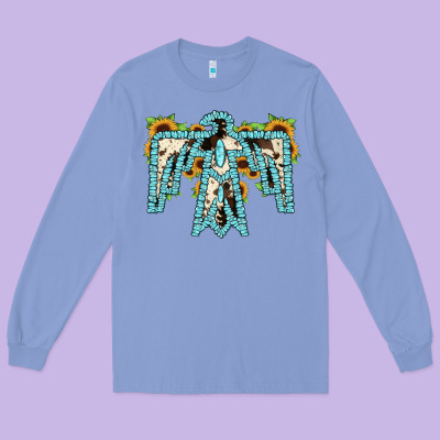 Thuhderbird Long Sleeve Tee Designed By Jahusdesignshop