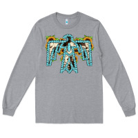 Heather Grey thuhderbird Long Sleeve Tee - JahusDesignShop