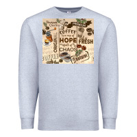 Heather Grey coffee is a cup of hope Premium Sweatshirt - TumblerDesignByShophia